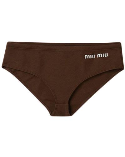 miu miu nylon swimsuit|Brown Swimsuit .